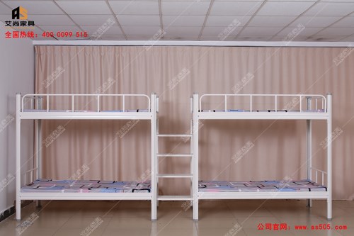河源德爱学校三次采购艾尚家具双层铁床