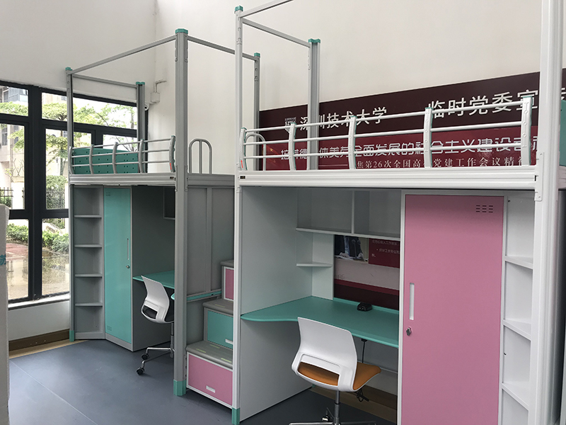 艾尚家具公寓床厂家喜中深圳技术大学千万大标!