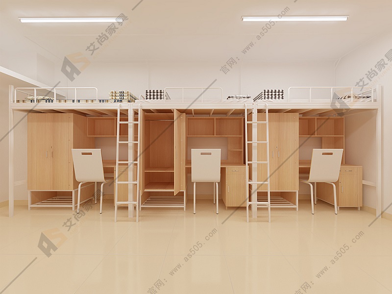 侧梯-六人间公寓床