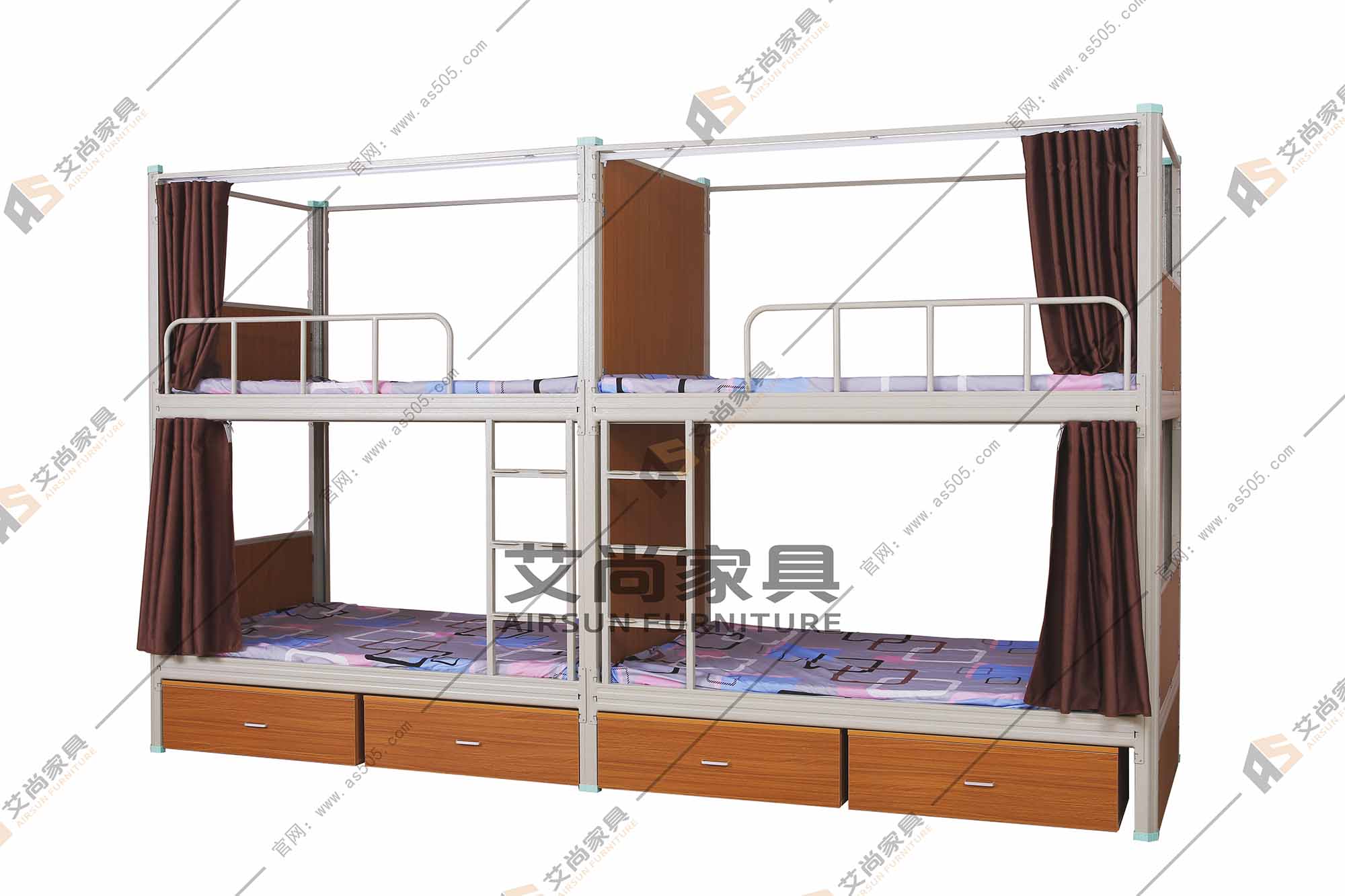 铁架床上下铺 铁架床上下铺