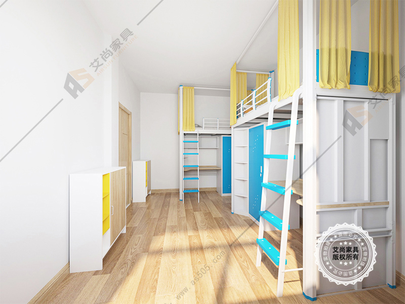 可拆式单人公寓床